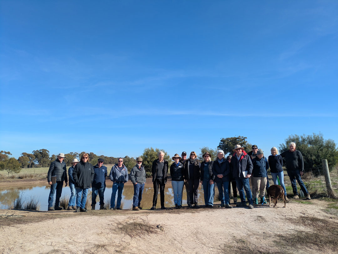 Burn Creek Landcare Group members