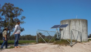 solar pump and tank