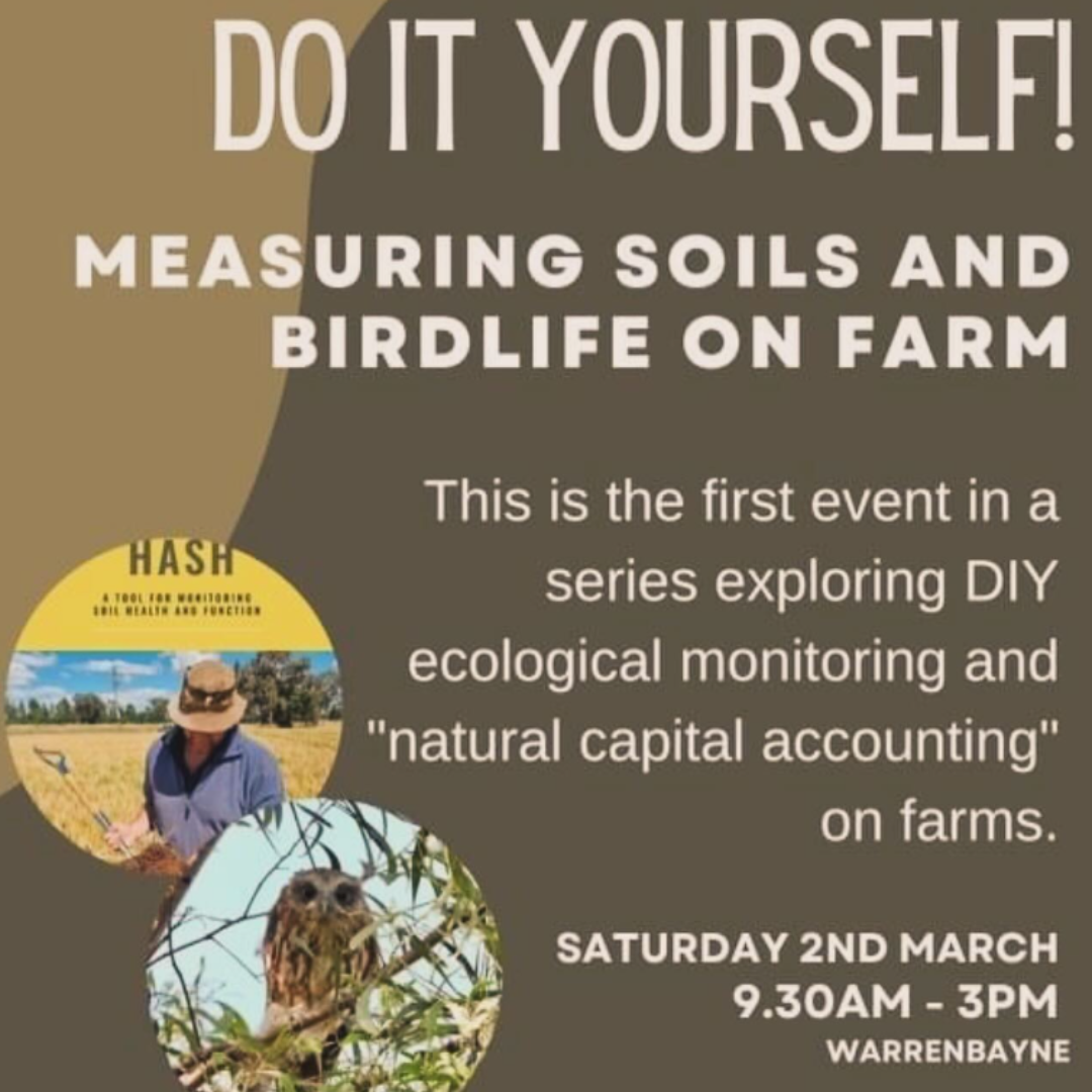 Do it yourself! Measuring Soils and Birdlife on Farm
